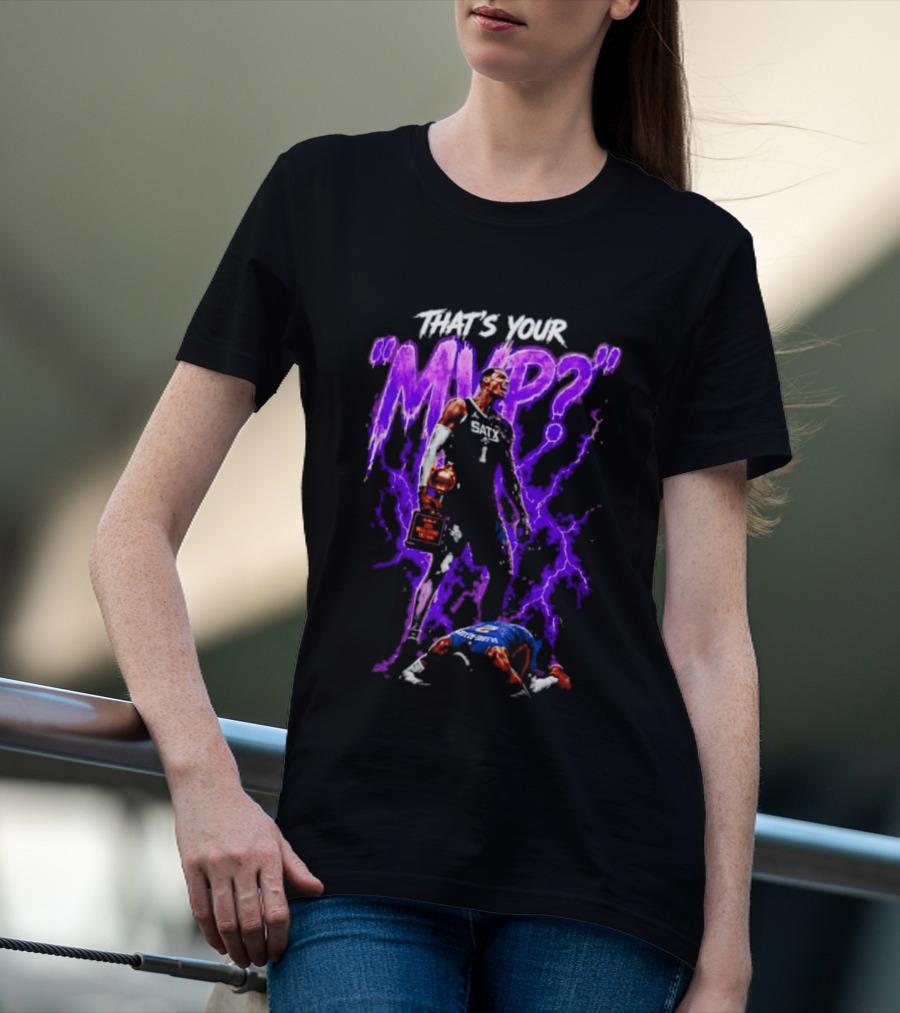 Victor Wembanyama San Antonio Spurs That's Your MVP 2024 NBA All Rookie First Team T-Shirt