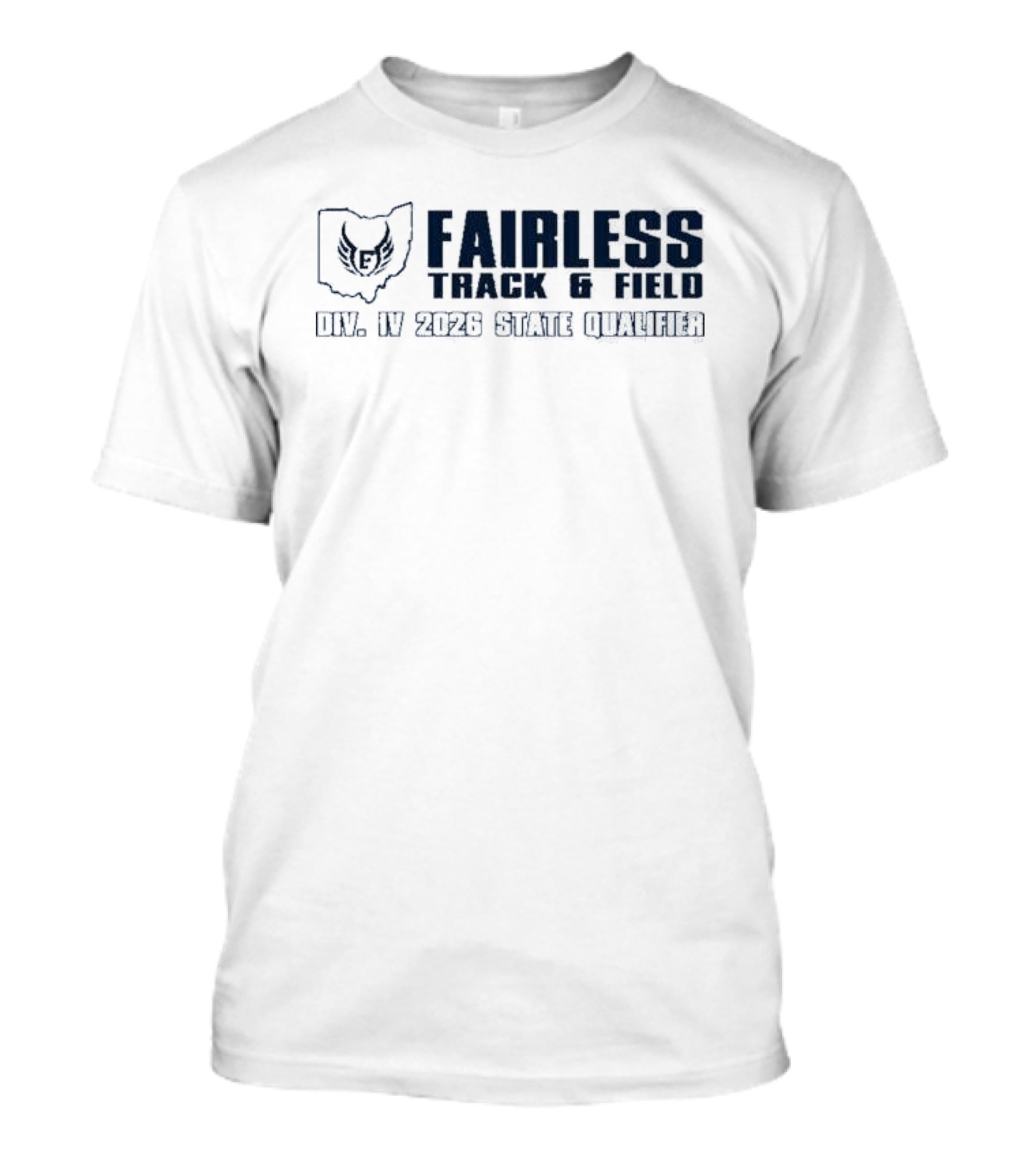 Fairless Track And Field Div IV 2026 State Qualifier Ohio Map Owl T-Shirt