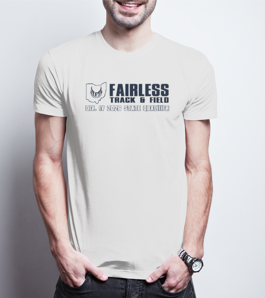 Fairless Track And Field Div IV 2026 State Qualifier Ohio Map Owl T-Shirt