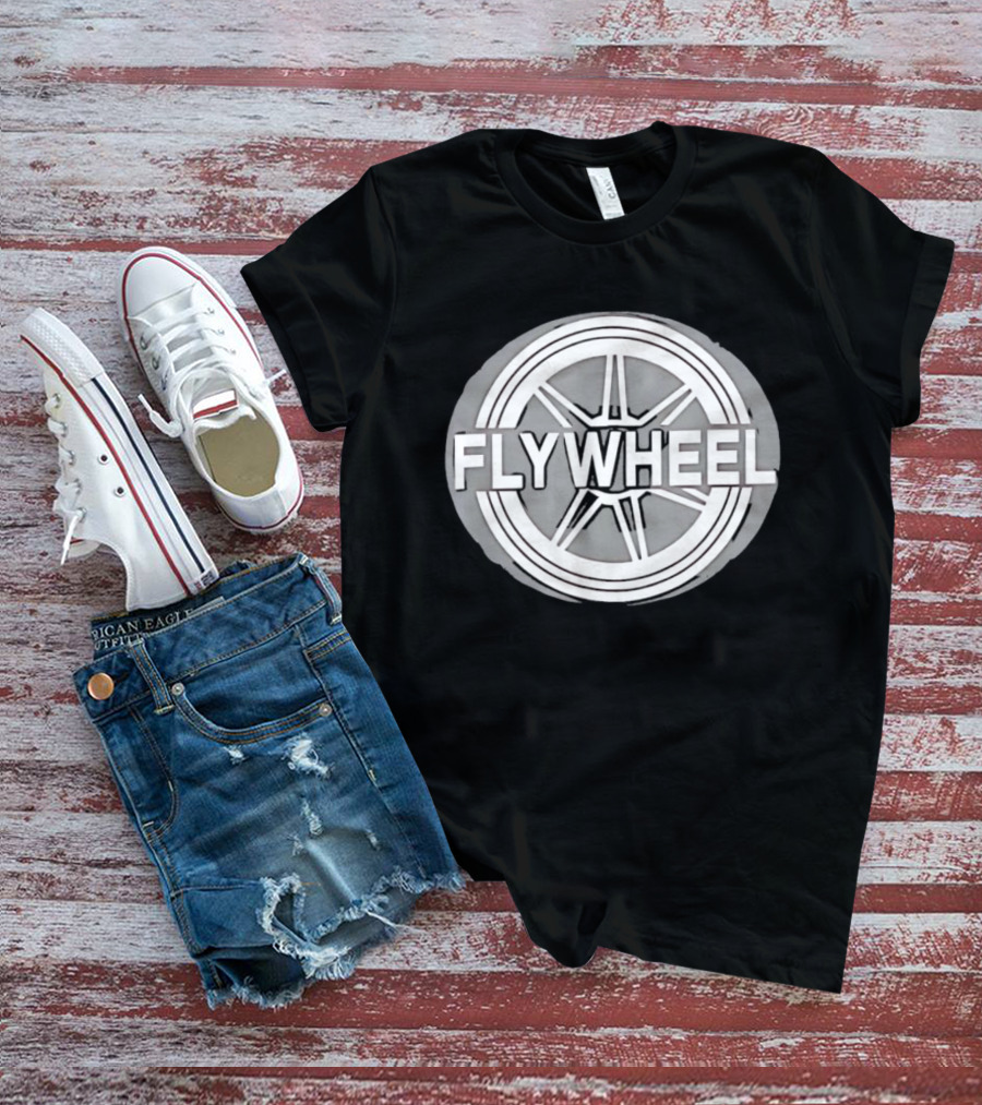 FLYWHEEL Circular Wheel Spoke T-Shirt
