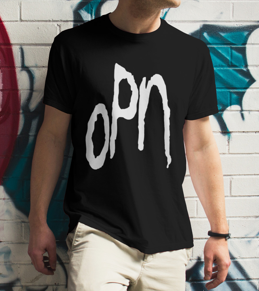Oneohtrix Point Never OPN Stylized Text Hipster Band T-Shirt