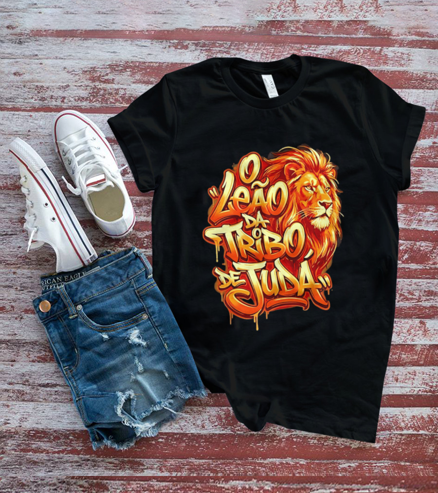 O Leão Da Tribo De Judá Lion T-Shirt