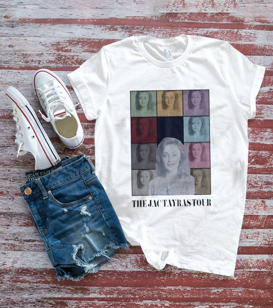 The Jactayras Tour Pop Art Style Multicolor Portrait Collage T-Shirt