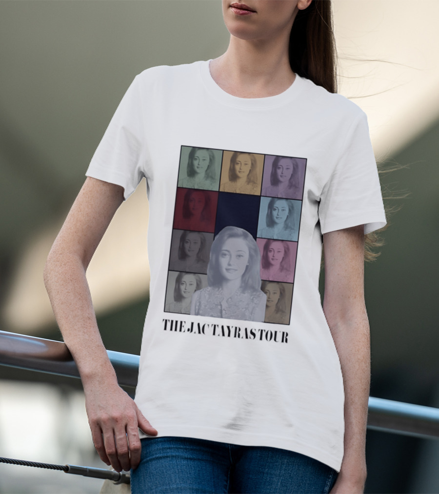 The Jactayras Tour Pop Art Style Multicolor Portrait Collage T-Shirt