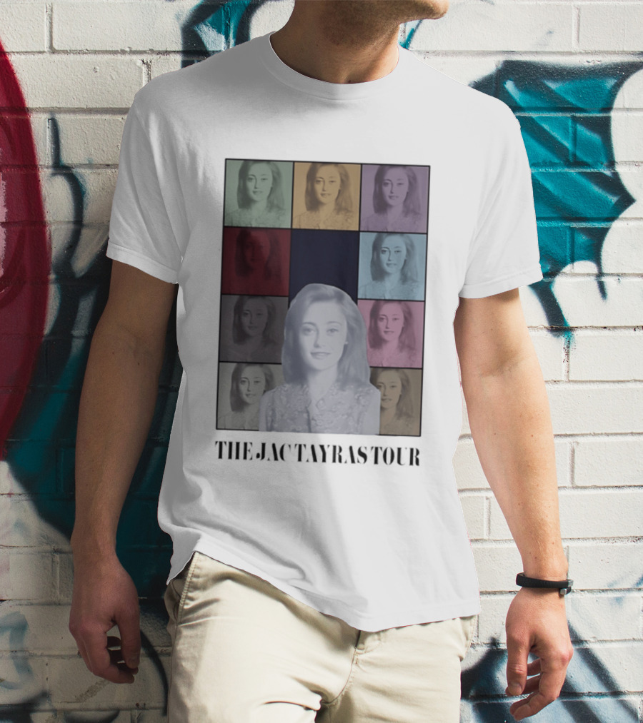 The Jactayras Tour Pop Art Style Multicolor Portrait Collage T-Shirt
