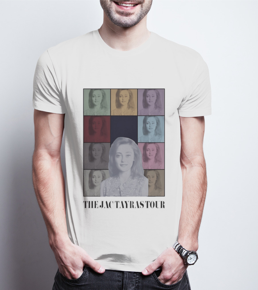 The Jactayras Tour Pop Art Style Multicolor Portrait Collage T-Shirt