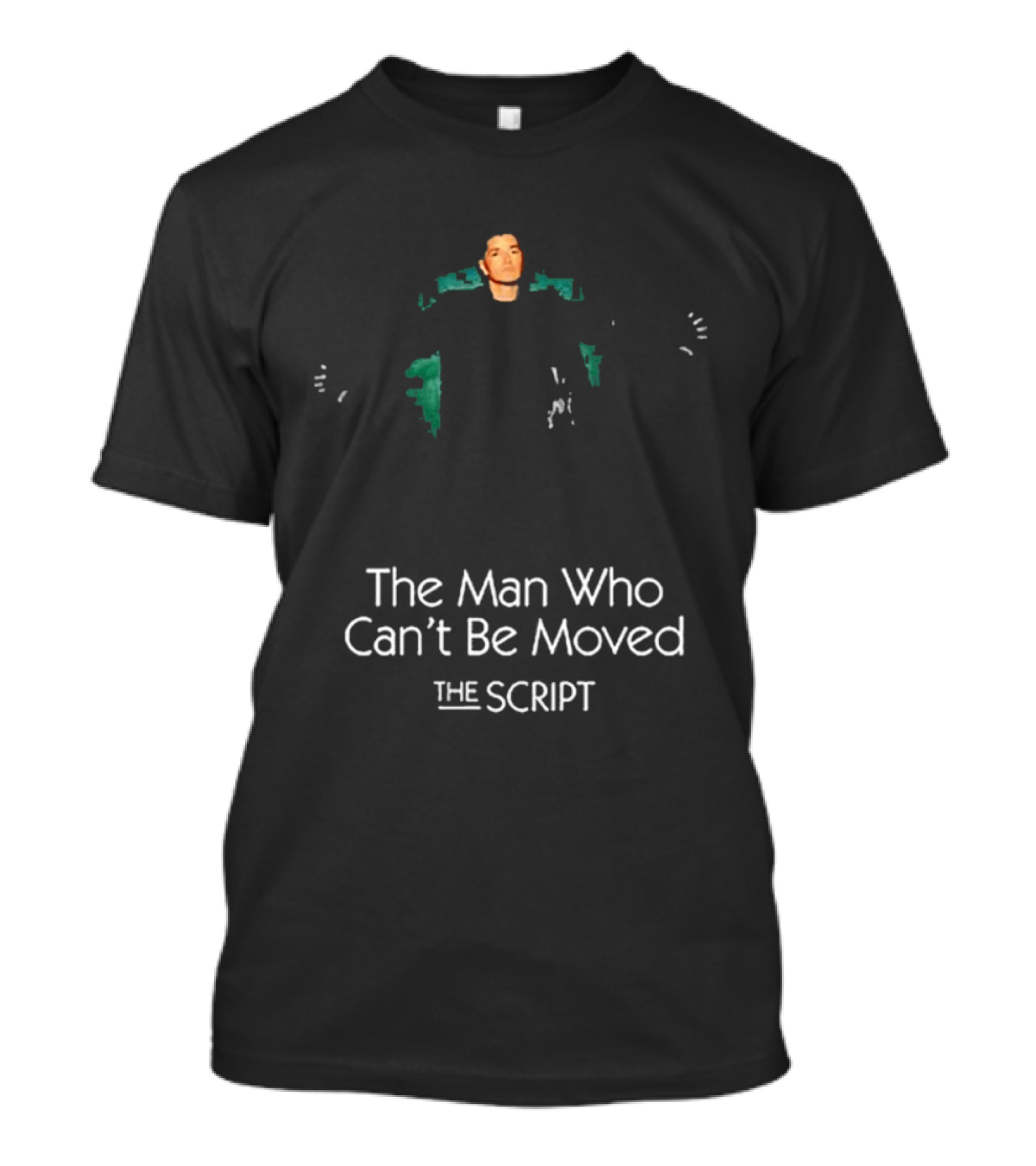 The Man Who Can't Be Moved The Script Photo T-Shirt