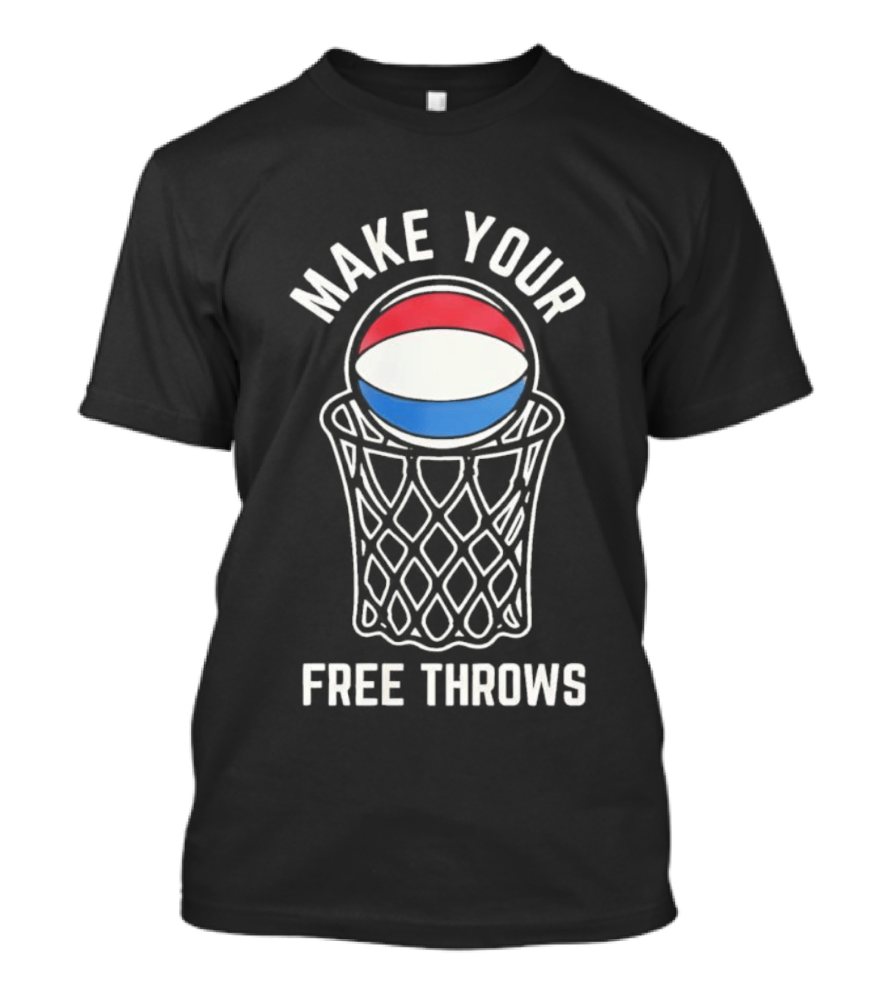 Make Your Free Throws Pepsi Basketball T-Shirt