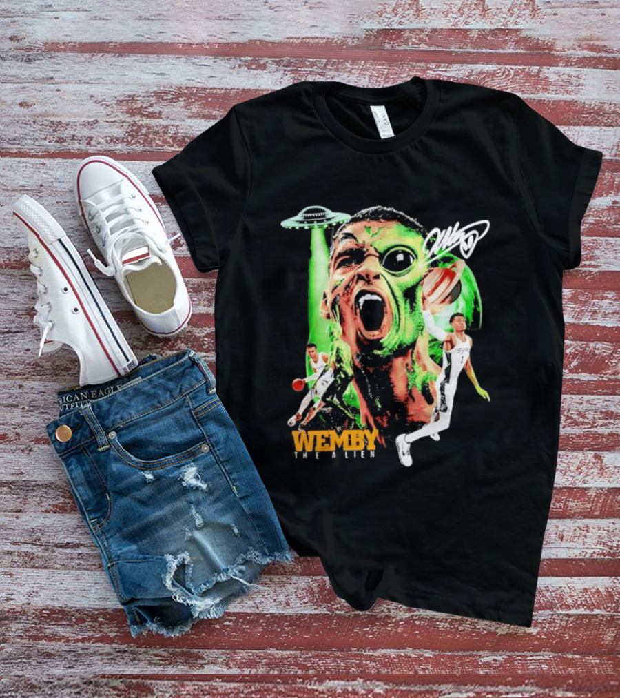Wemby You Alien Victor Wembanyama San Antonio Spurs 2026 T-Shirt