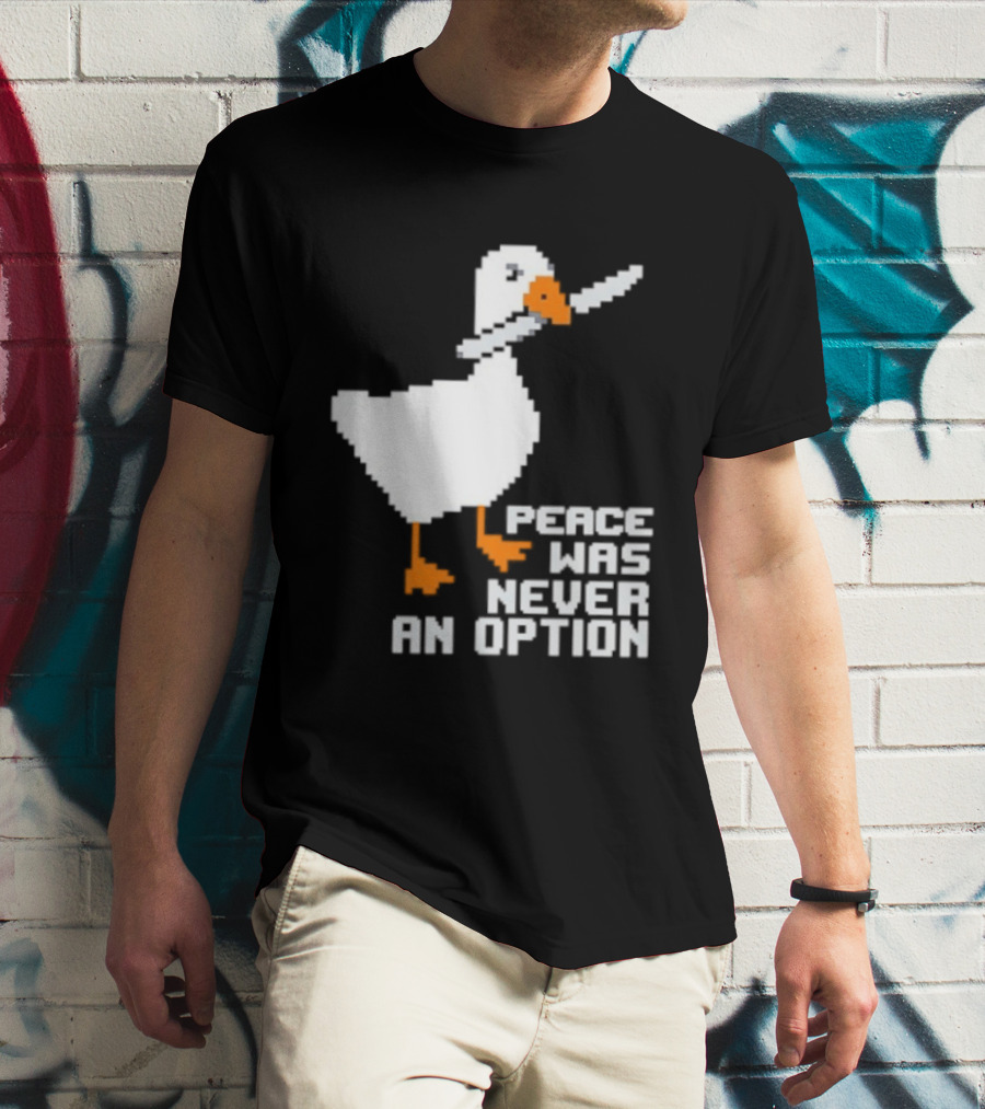 Duck Knife Peace Was Never An Option T-Shirt
