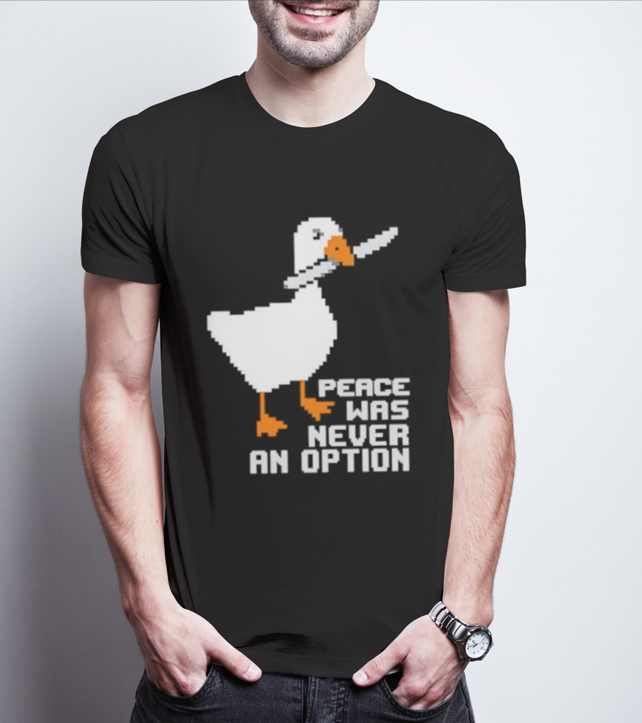 Duck Knife Peace Was Never An Option T-Shirt