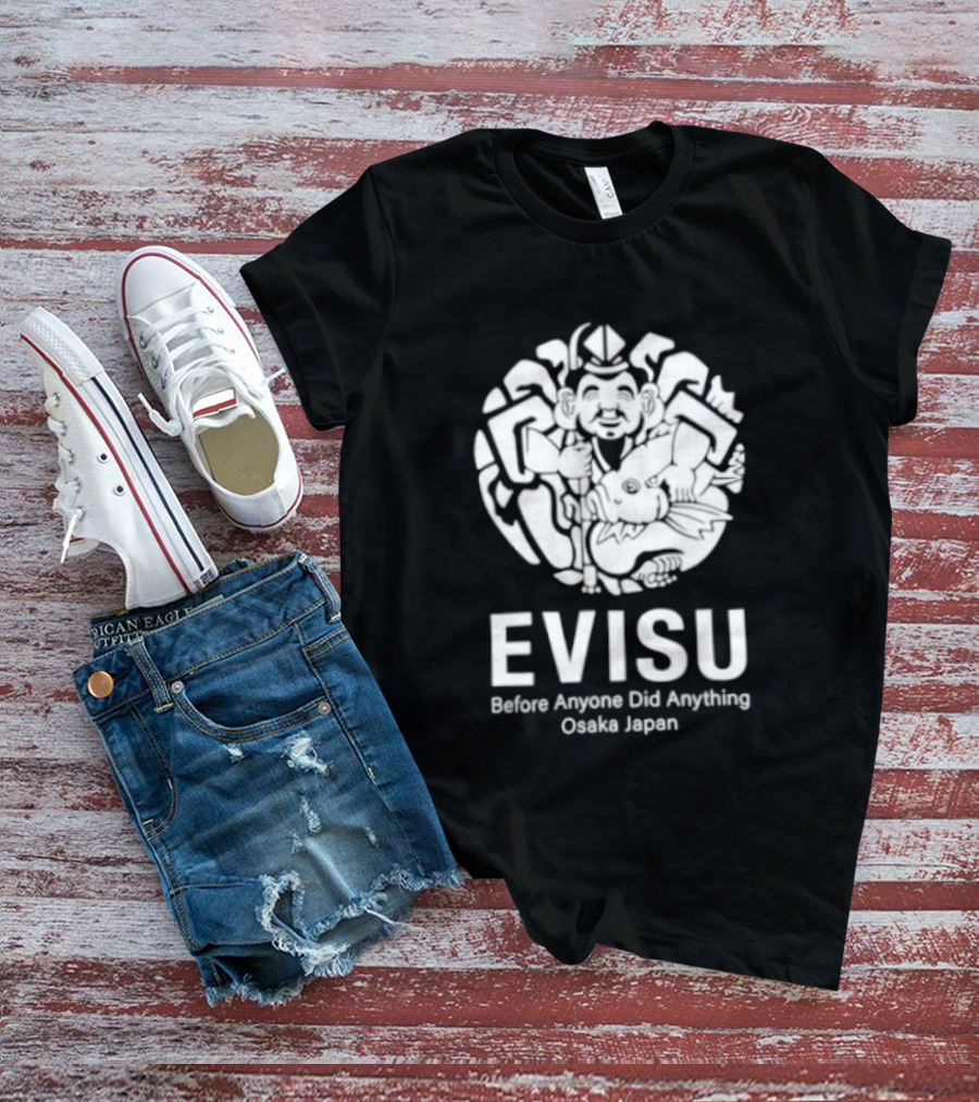 Evisu Before Anyone Did Anything Osaka Japan Iconic Graffiti Style Buddha T-Shirt
