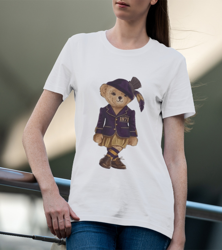 Alcorn State Polo Bear 1871 Lady Edition HBCU Fashion T-Shirt