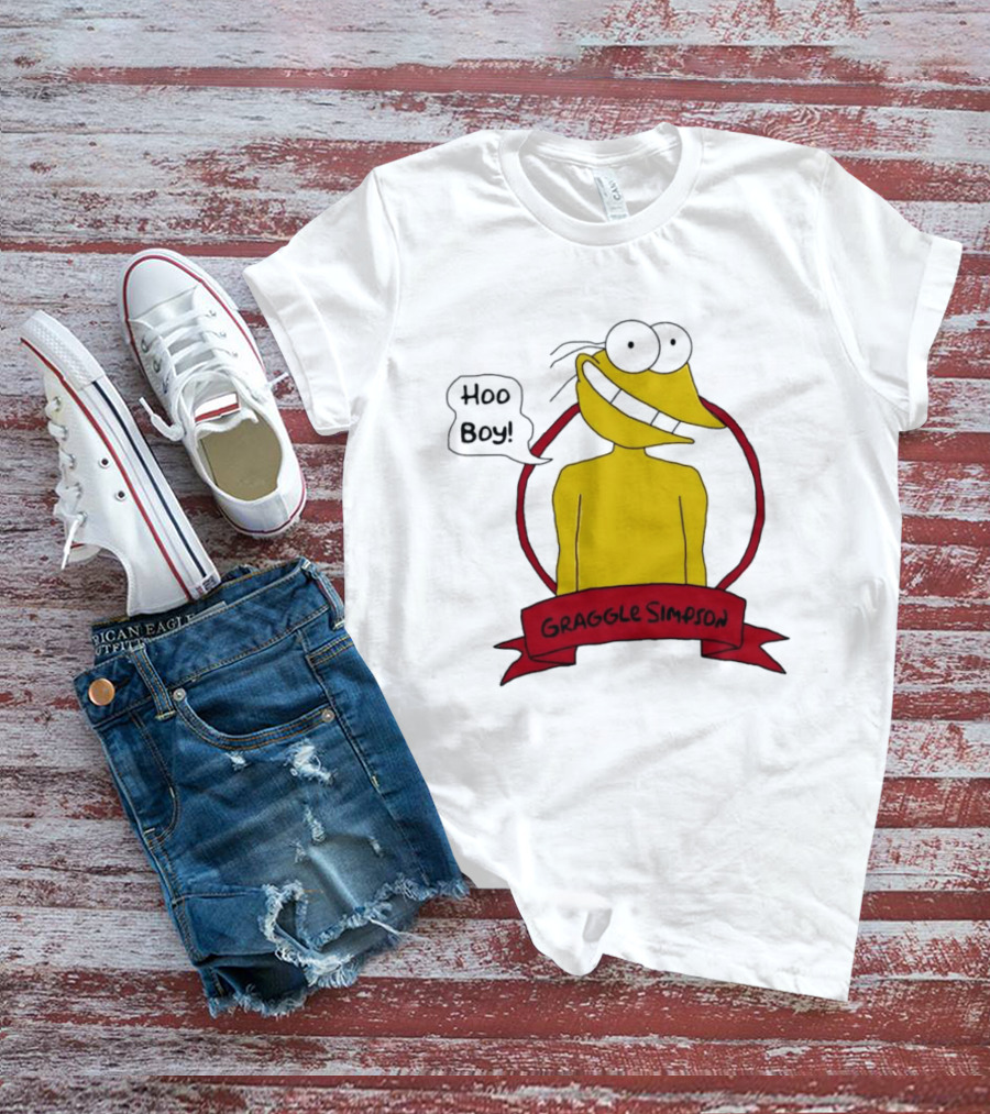Hoo Boy Graggle Simpson Cartoon T-Shirt