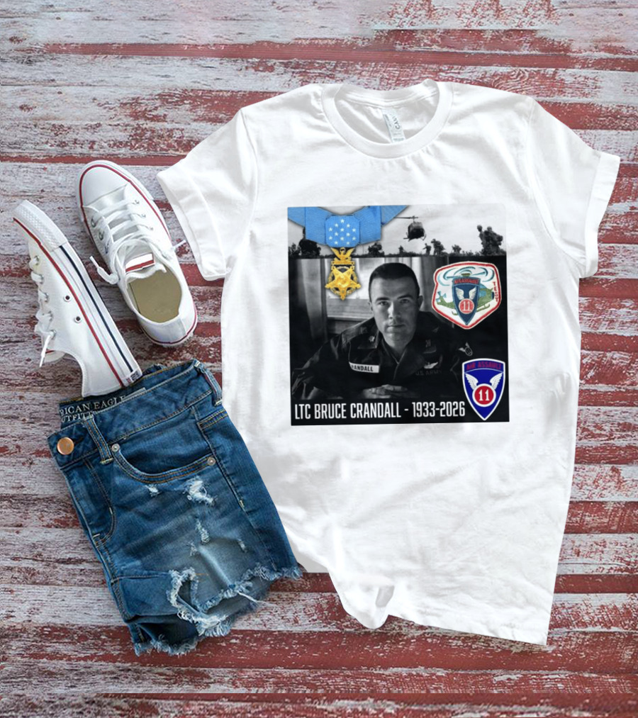 LTC Bruce Crandall Medal Of Honor Air Assault 1933 2026 T-Shirt