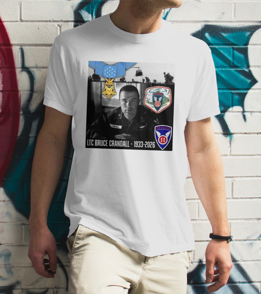 LTC Bruce Crandall Medal Of Honor Air Assault 1933 2026 T-Shirt