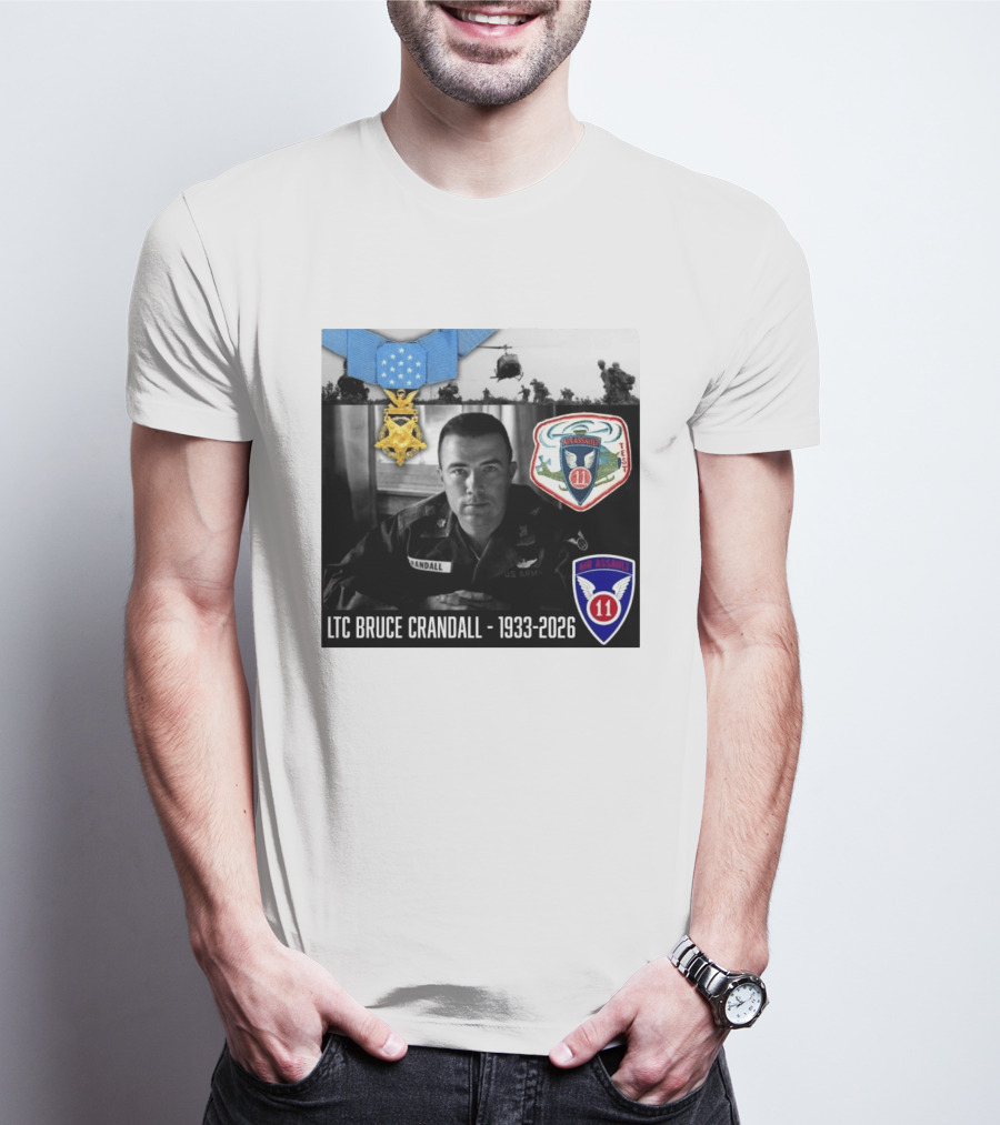 LTC Bruce Crandall Medal Of Honor Air Assault 1933 2026 T-Shirt