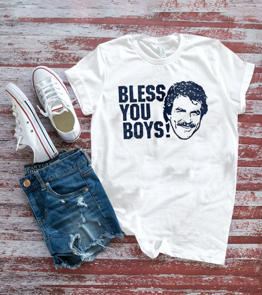 Bless You Boys Tom Selleck Detroit Tigers T-Shirt