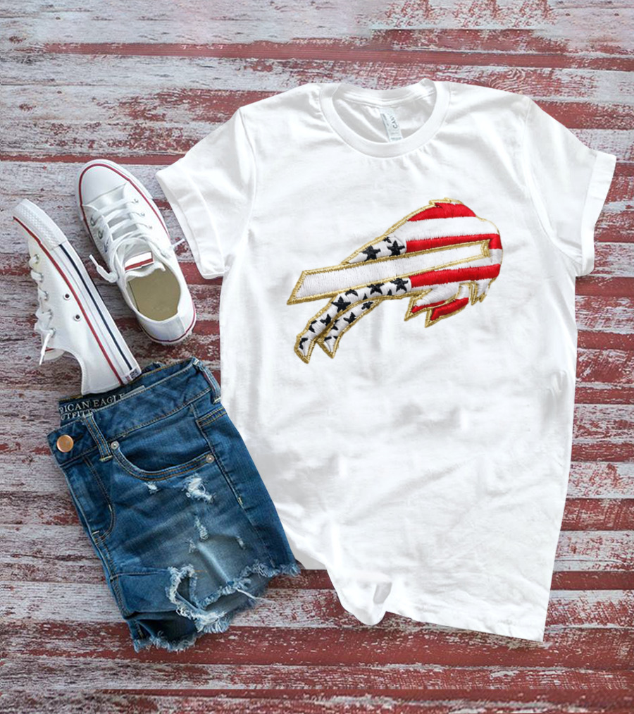 Bills America 250th Anniversary Stars And Stripes T-Shirt