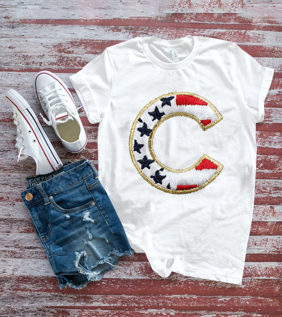 Chicago Cubs America 250th Anniversary Stars And Stripes T-Shirt