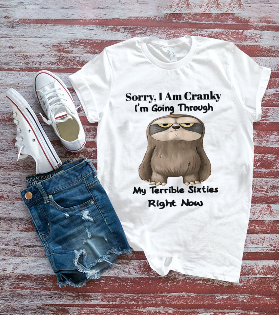 Sorry I Am Cranky I'm Going Through My Terrible Sixties Right Now T-Shirt
