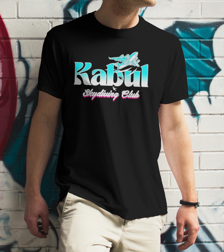 Kabul Skydiving Club Airplane Adventure T-Shirt