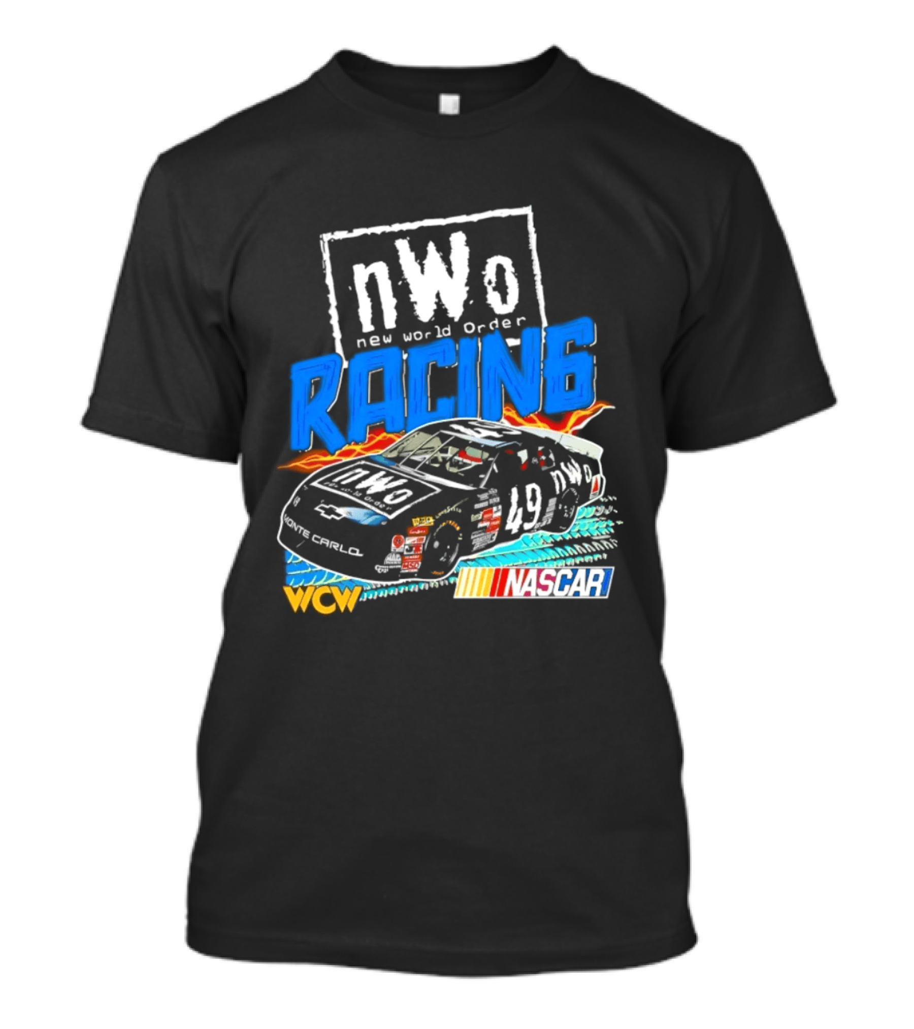 WCW NASCAR NWo Racing Kyle Petty 49 Chevrolet Monte Carlo T-Shirt