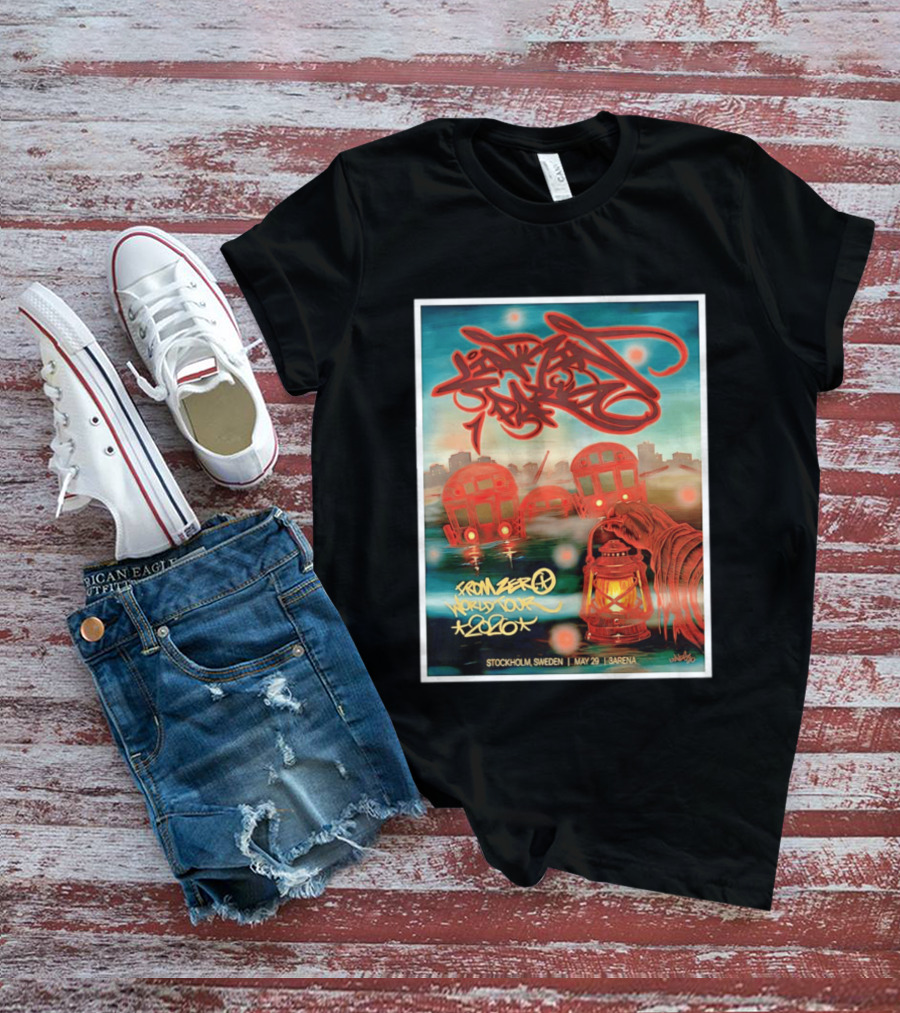 Linkin Park From Zero World Tour 2026 Stockholm Sweden May 29 3Arena T-Shirt