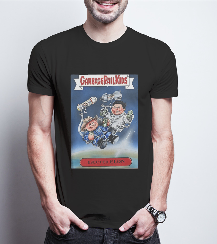 Garbage Pail Kids Ejected Elon Donald Trump And Elon Musk T-Shirt