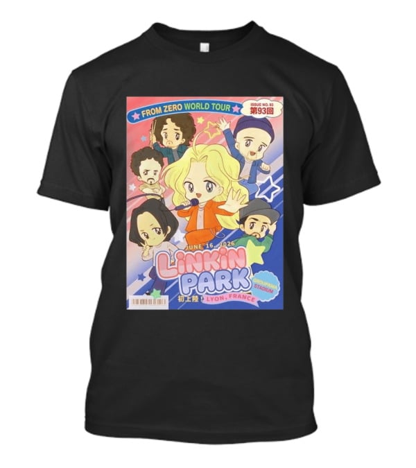 Linkin Park From Zero World Tour Issue No. 93 Lyon France Groupama Stadium June 16 2026 T-Shirt