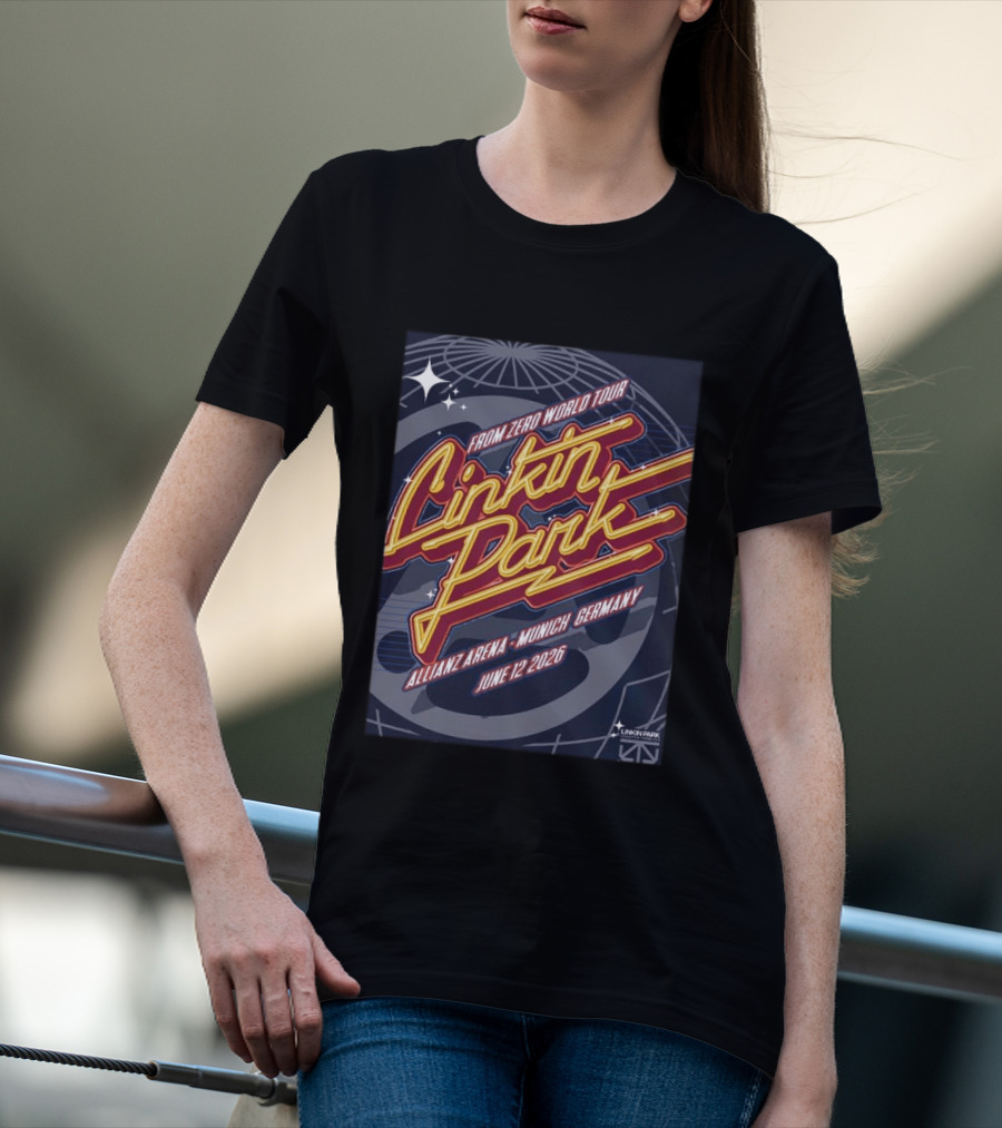 Linkin Park From Zero World Tour Allianz Arena Munich Germany June 12 2026 T-Shirt
