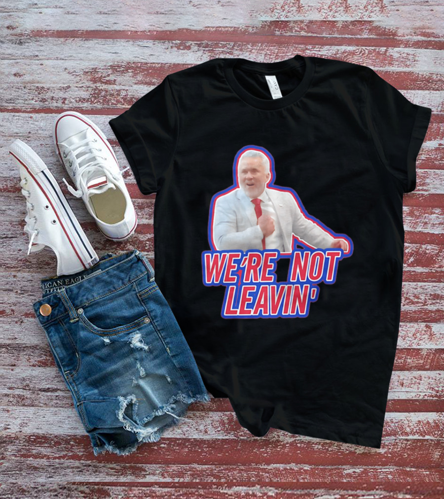 Martin St. Louis We're Not Leavin' Montreal Canadiens T-Shirt