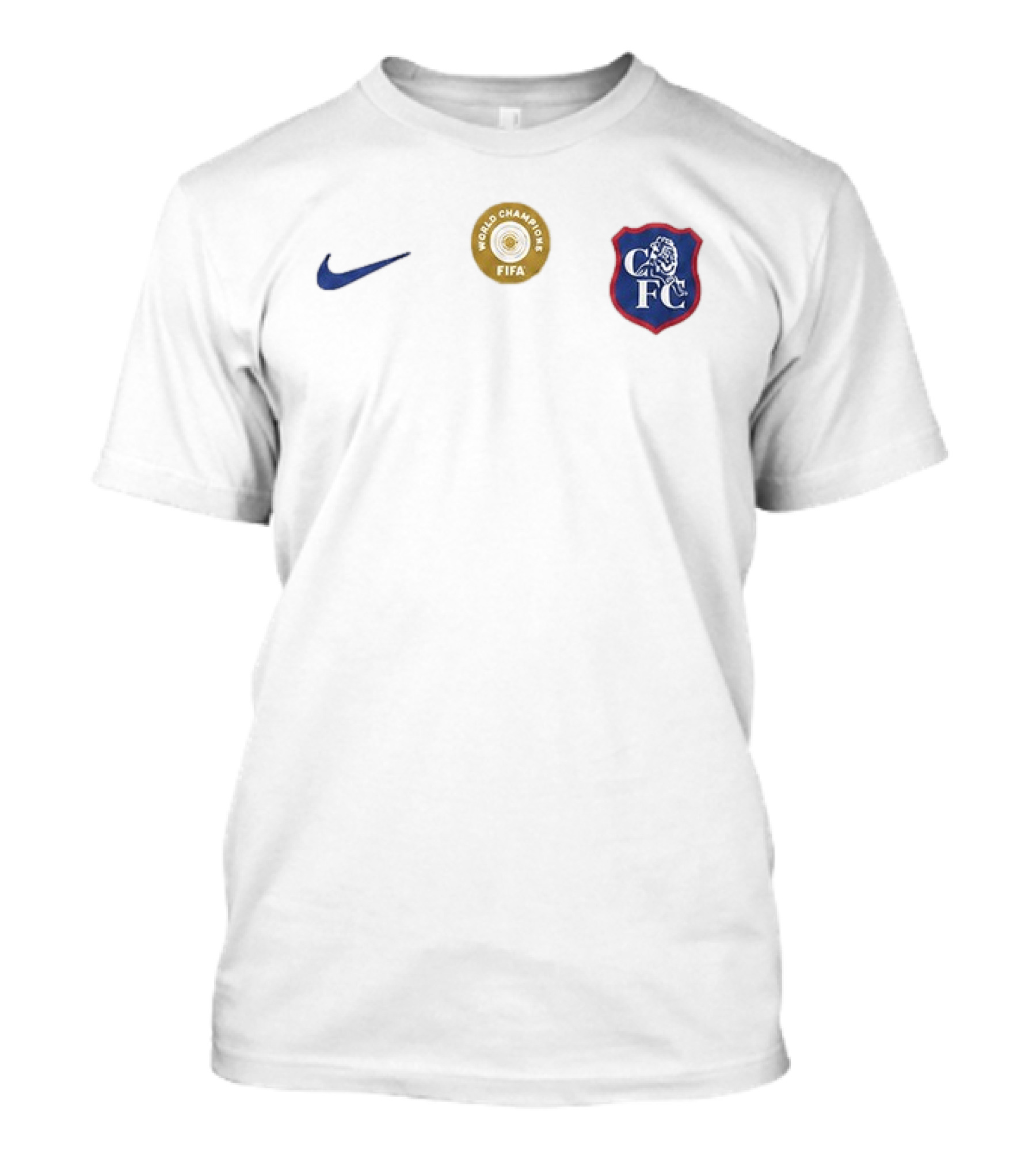 Chelsea 2026 27 FIFA World Champions CFC Nike White Away Kit T-Shirt