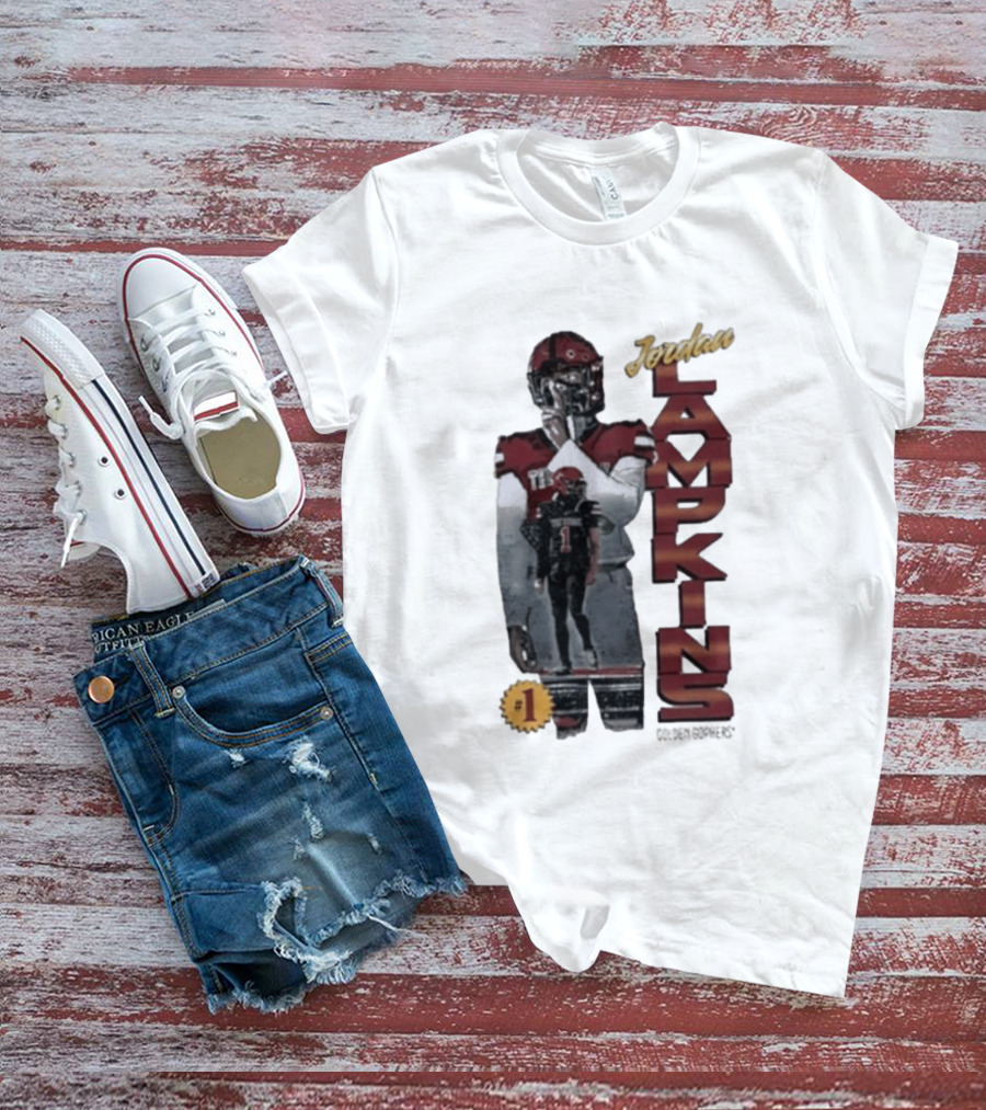Jordan Lampkins 1 Minnesota Golden Gophers Football Player T-Shirt