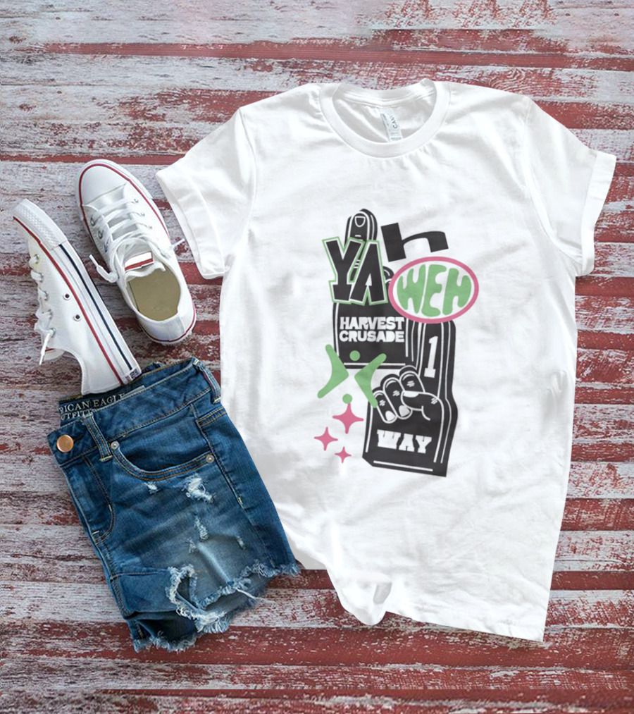 Yahweh Foam Finger Harvest Crusade One Way T-Shirt