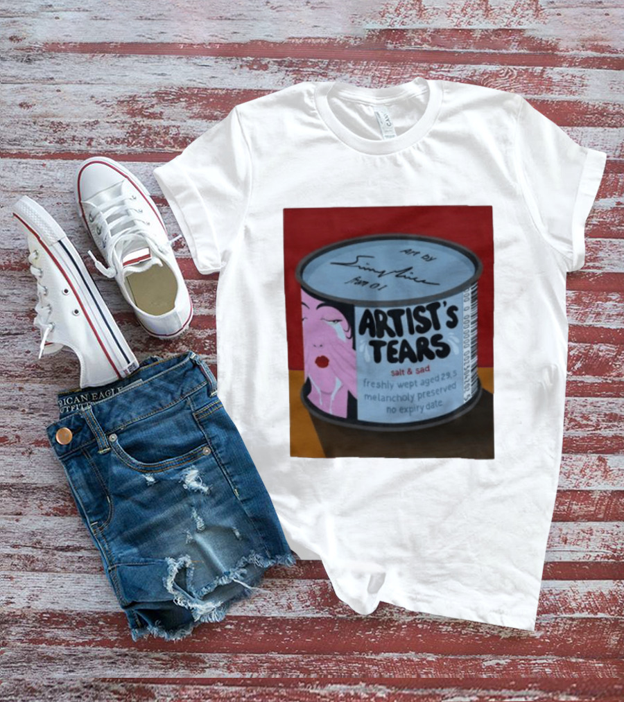 Artist's Tears Salt And Sad Freshly Wept Aged 29.5 Melancholy Preserved No Expiry Date T-Shirt