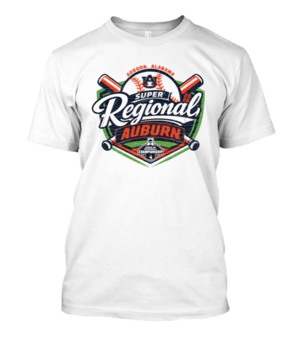 Auburn Baseball Tigers 2026 Regional Competition Event T-Shirt