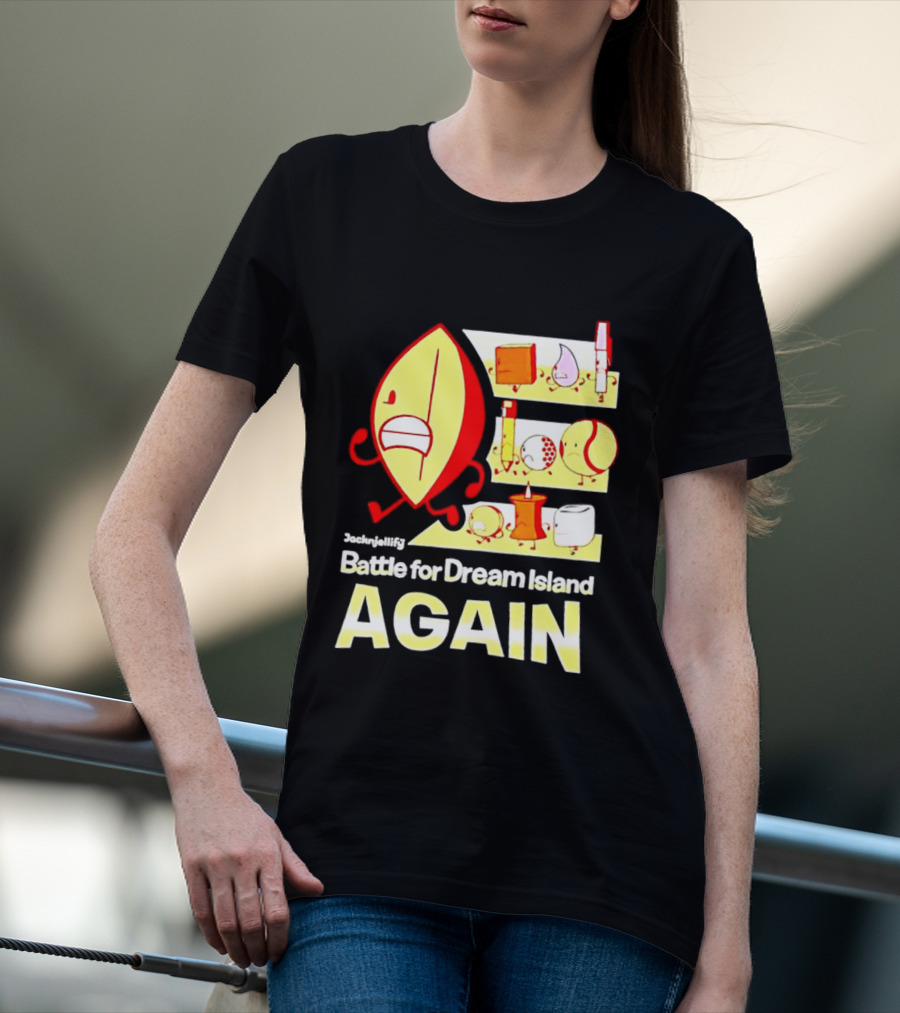 Battle For Dream Island Again Leafy BFDI Characters T-Shirt