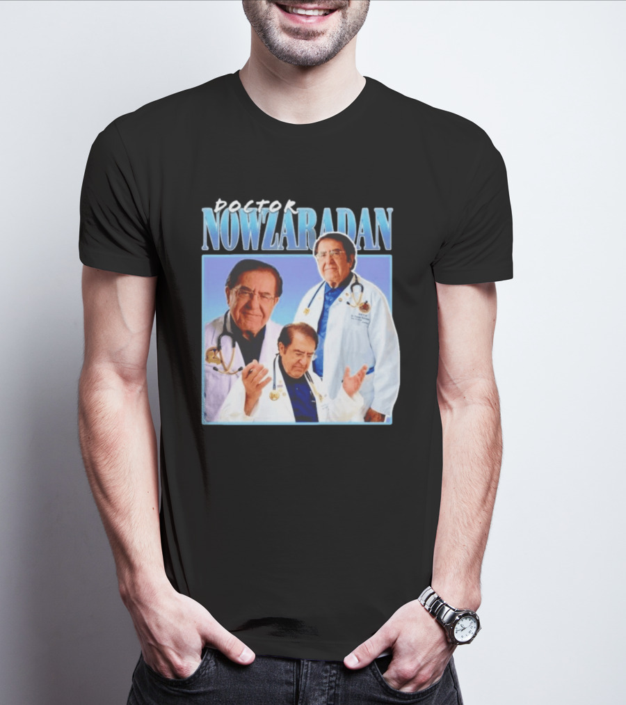 Doctor Nowzaradan My 600Lb Life Blue Stethoscope T-Shirt