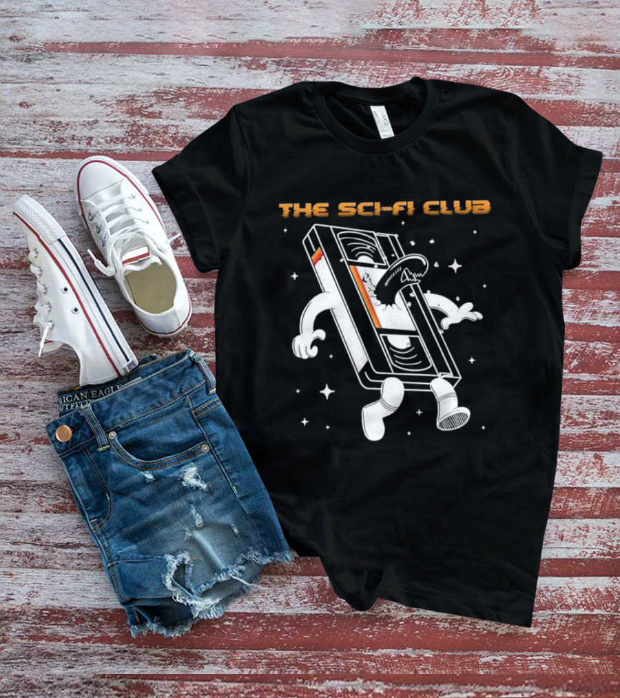 The Sci Fi Club Alien VHS Tape T-Shirt
