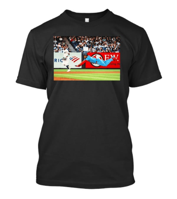 Vladimir Guerrero Jr Toronto Blue Jays Dive Action Baseball T-Shirt