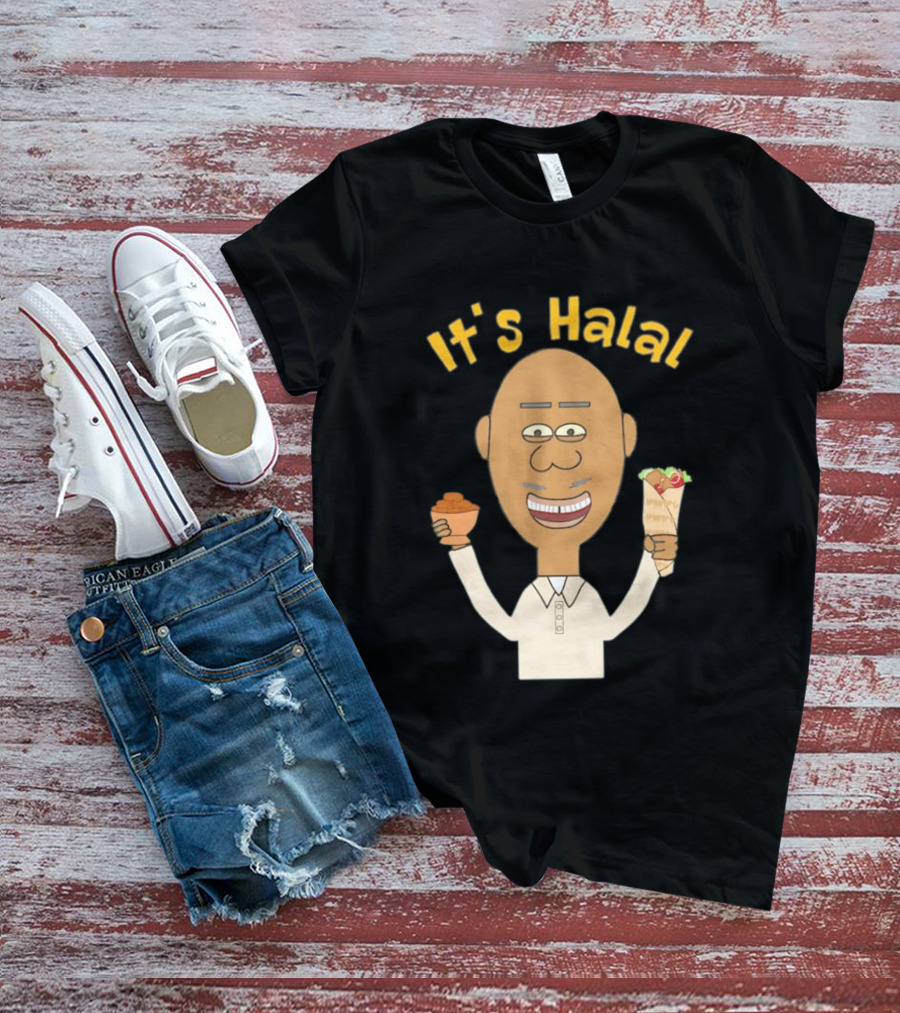 It's Halal Man With Dates And Kebab Celebrating Ramadan T-Shirt