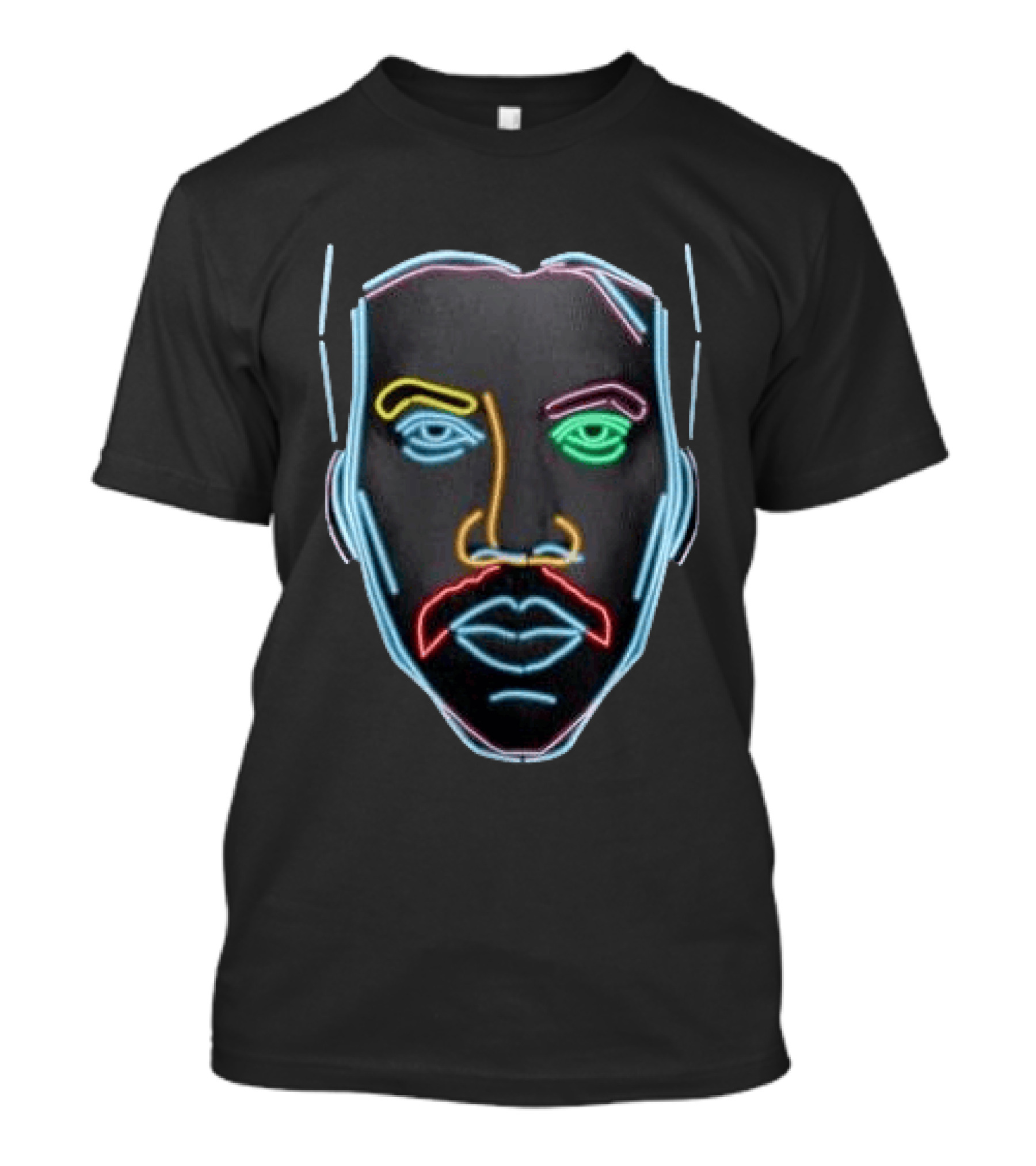 Lionel Richie Neon Face Sing All Night Long Tour T-Shirt