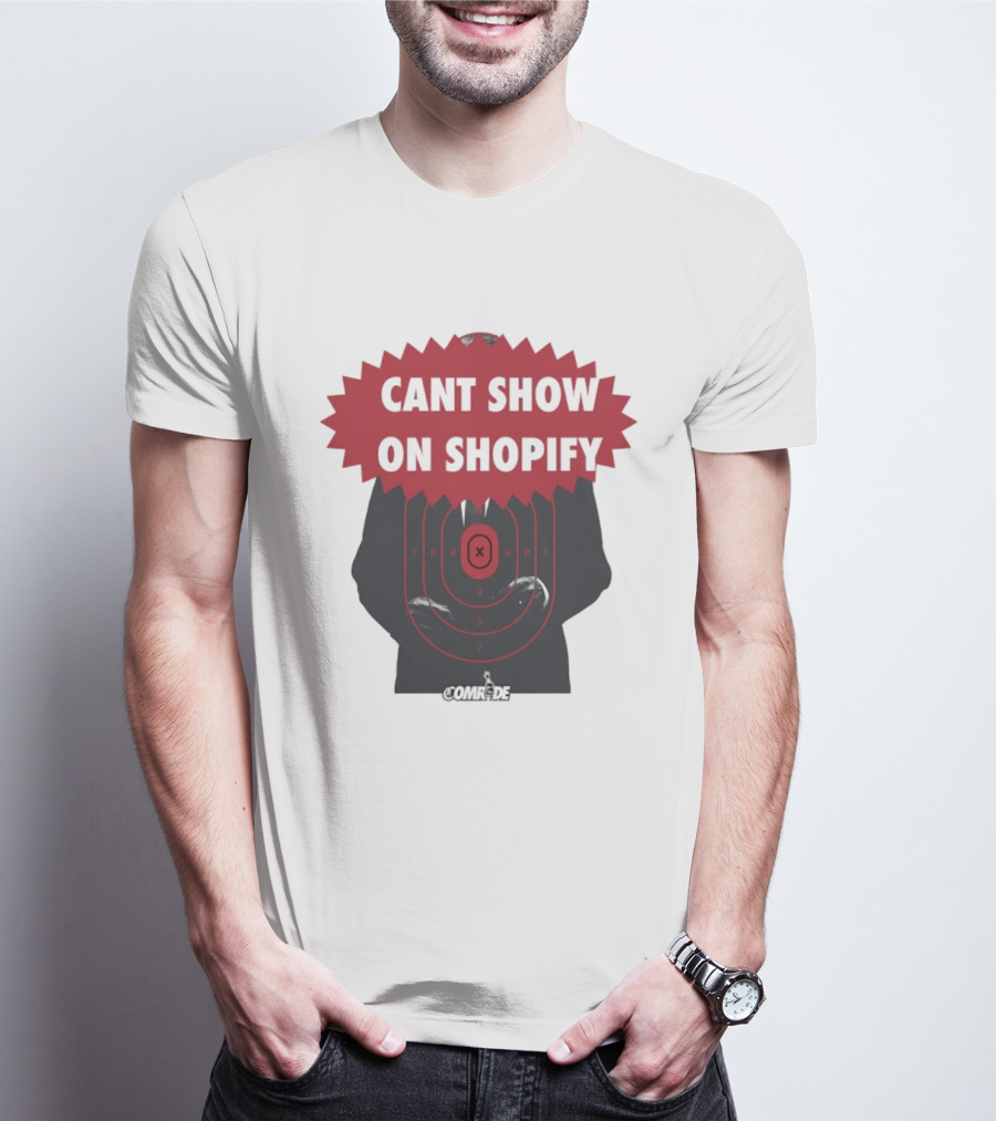 Cant Show On Shopify Target Practice X Comrade T-Shirt