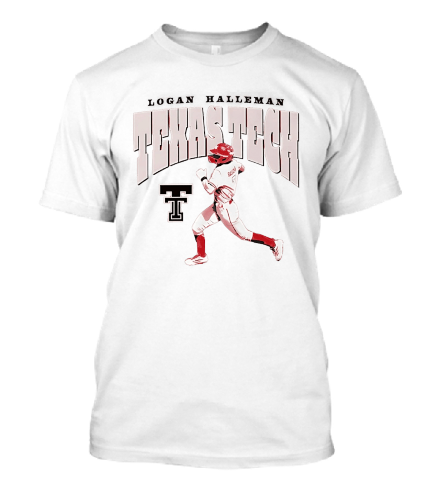 Texas Tech Logan Halleman Running T-Shirt