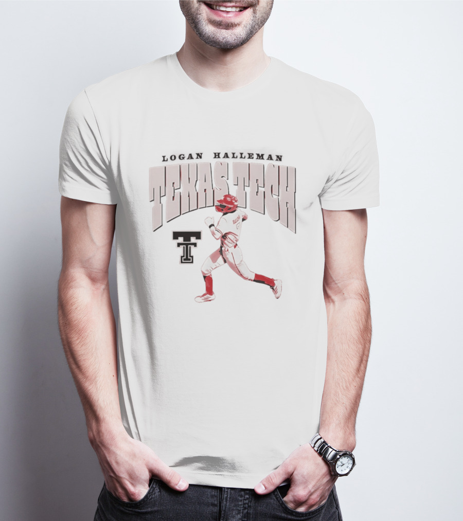 Texas Tech Logan Halleman Running T-Shirt