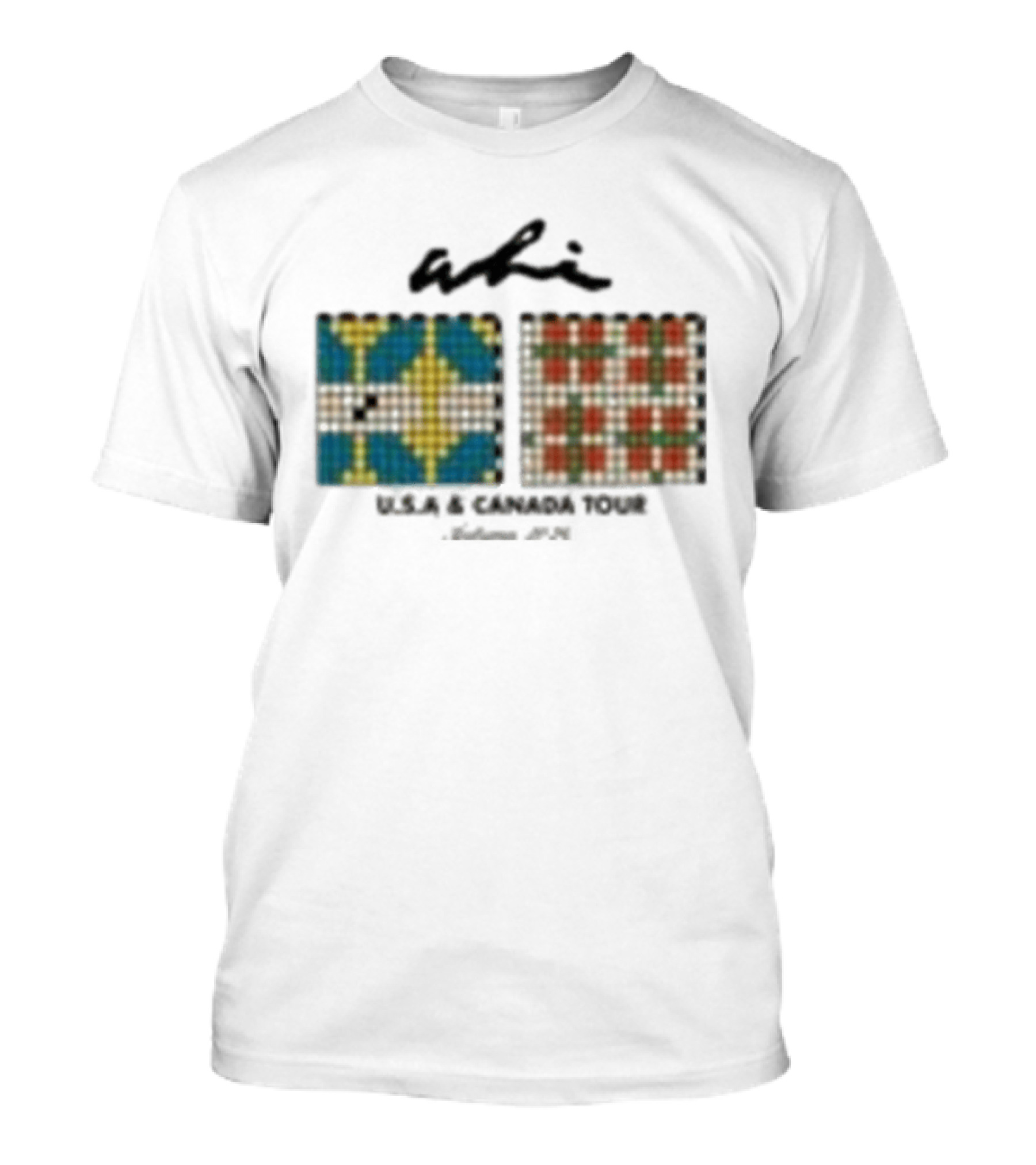 Ali USA Canada Tour Radio Tiles Mosaic T-Shirt