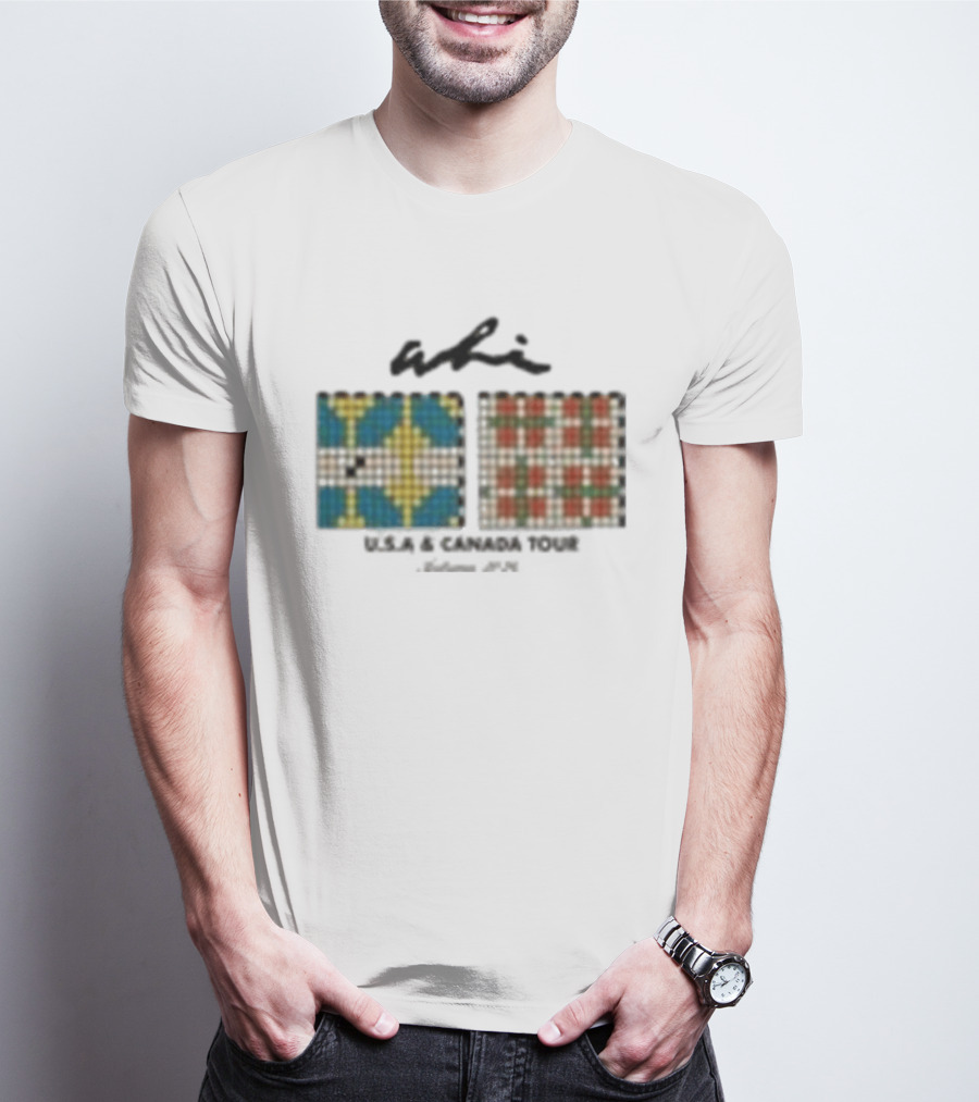 Ali USA Canada Tour Radio Tiles Mosaic T-Shirt