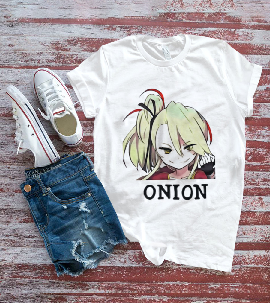 Deathpolca Anime Style Character With Onion T-Shirt