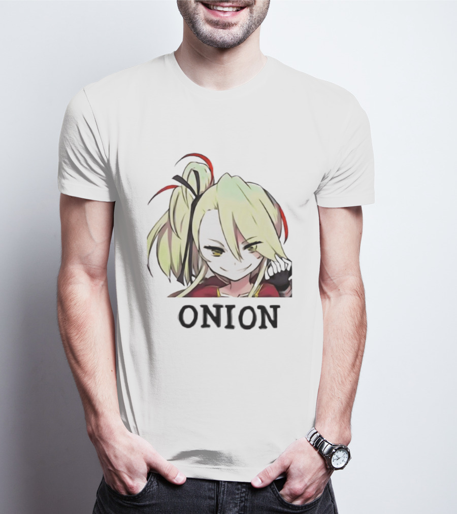 Deathpolca Anime Style Character With Onion T-Shirt